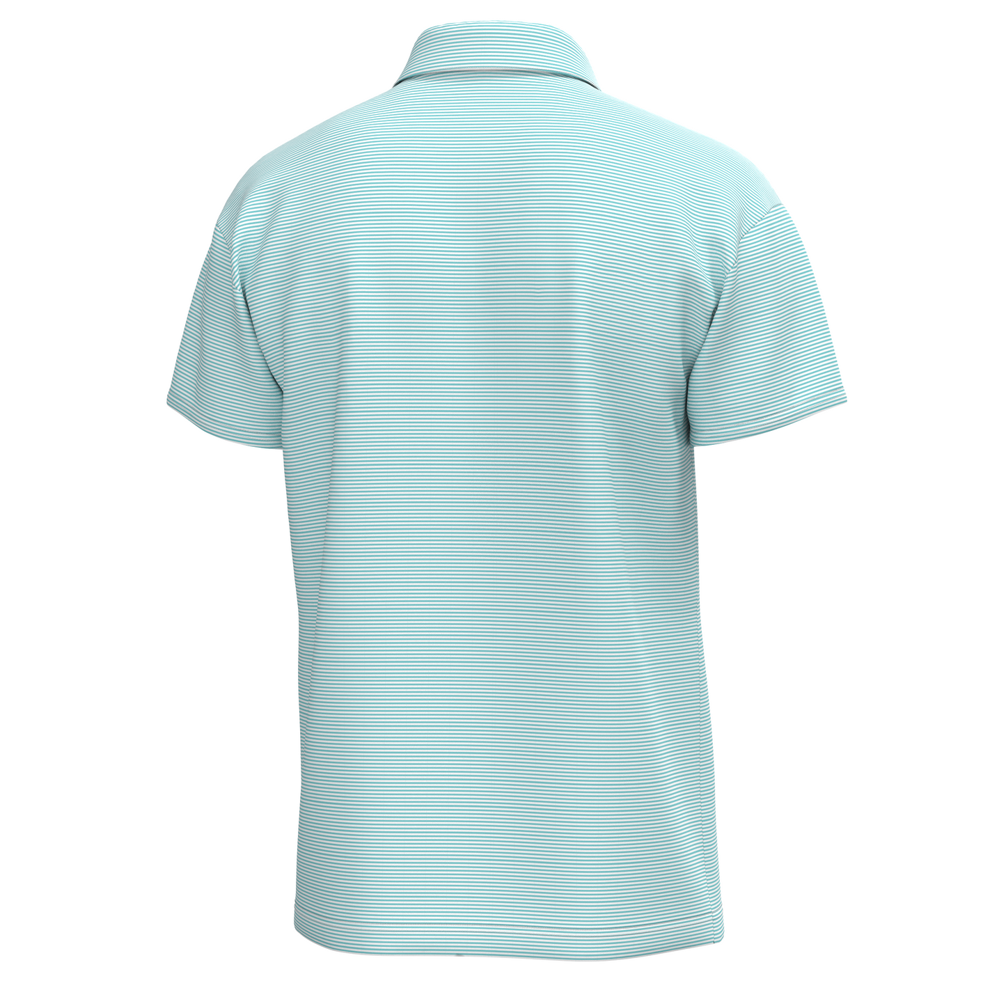 Local Boy Palms Polo Aqua and White Local Boy Outfitters