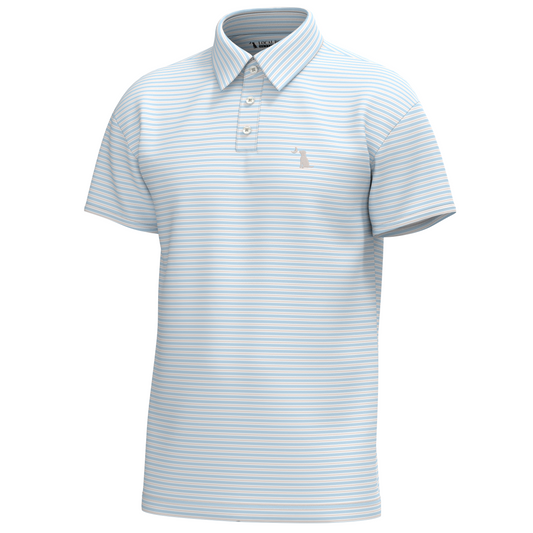 Local Boy Surfside Polo Ice Blue Light Sand White Local Boy Outfitters