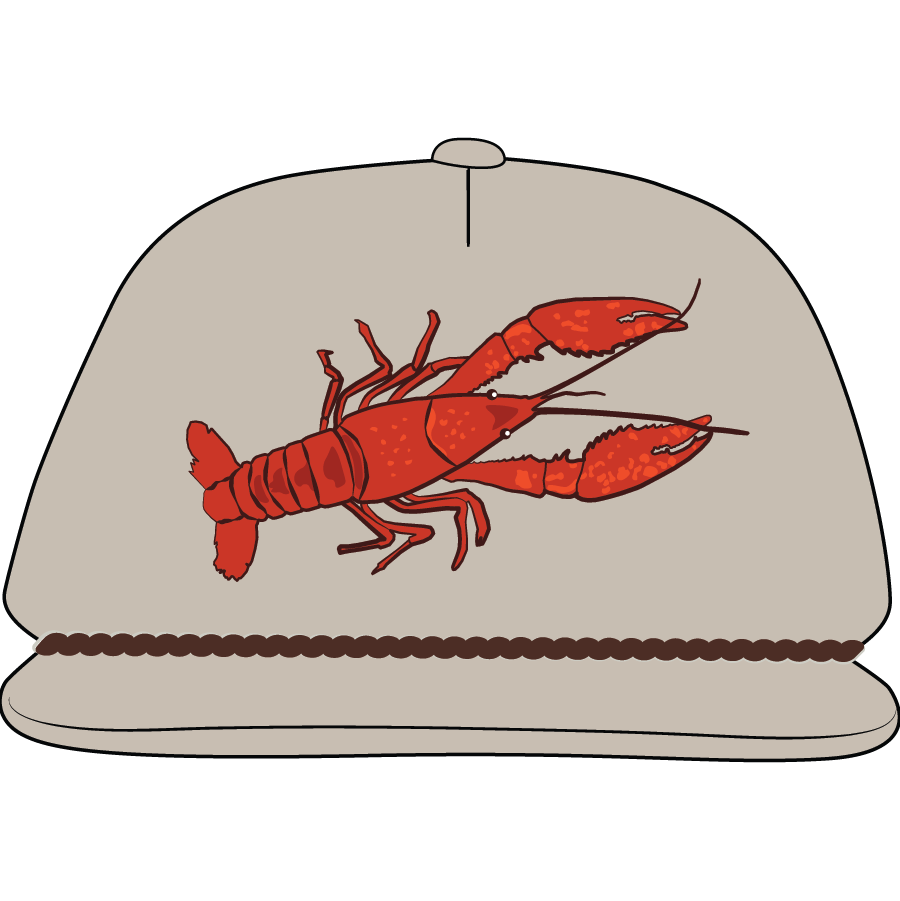 Local Boy Rope Hat Crawdad LP Light Khaki Local Boy Outfitters