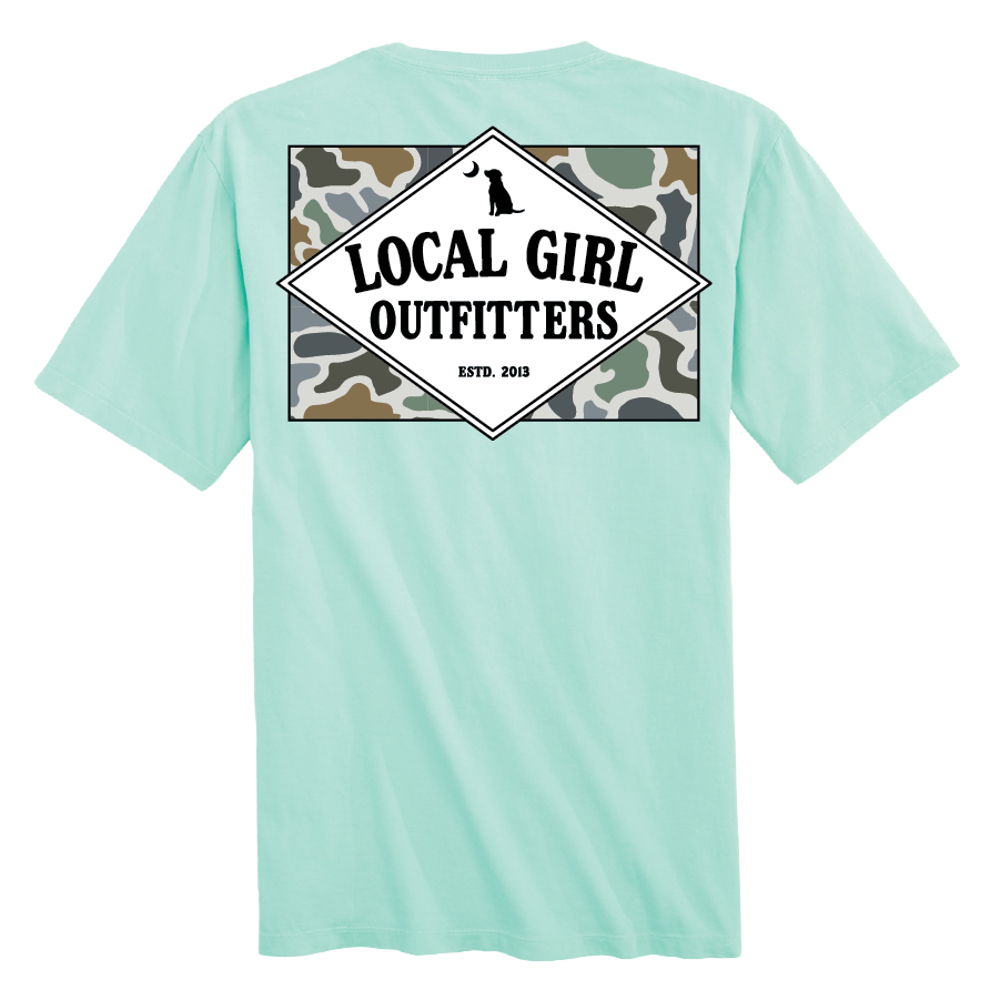 Local Girl Youth Founder's Flag LCF Bluff SS Tee Island Reef Local Girl Outfitters