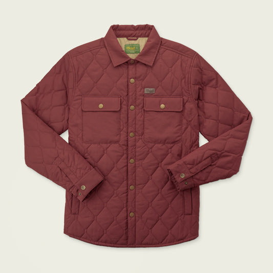 Marsh Wear Saluda Puff Shacket Burnt Henna