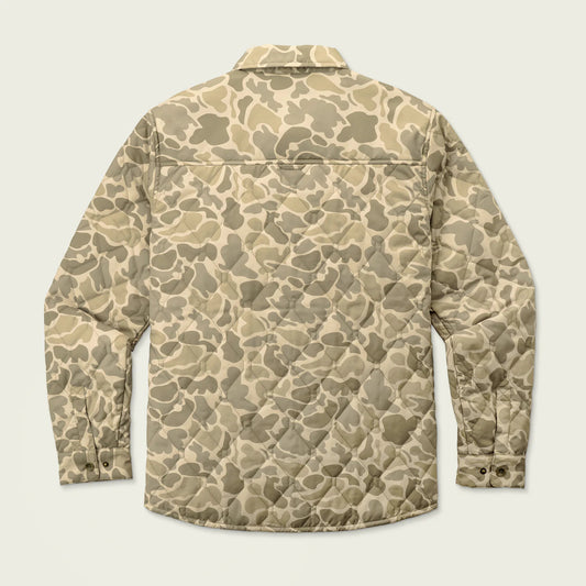 Marsh Wear Saluda Puff Shacket Khaki Mallard Camo Marsh Wear