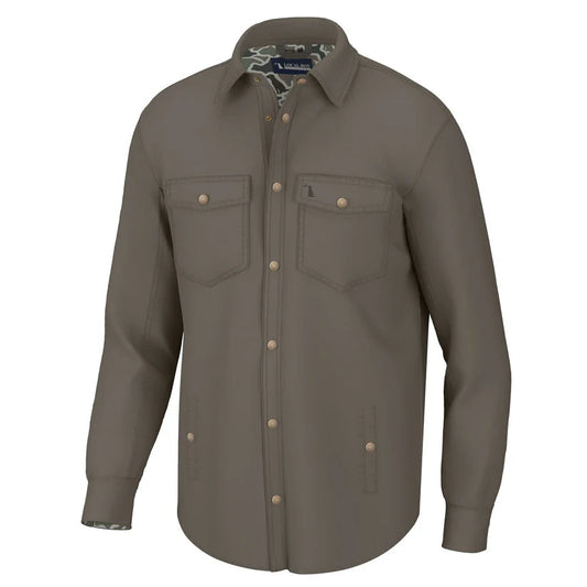 Local Boy Sportsman's Shacket Mud Dog and Moon Local Boy Outfitters