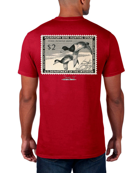 Society '91 54-55 Duckstamp Short Sleeve Tee Red