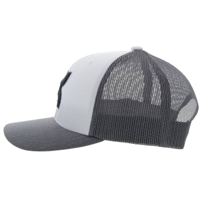 Hooey "STERLING" WHITE/GREY SNAPBACK HAT Hooey