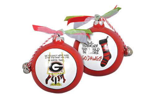 Magnolia Lane Georgia Bulldogs Stockings Ornament