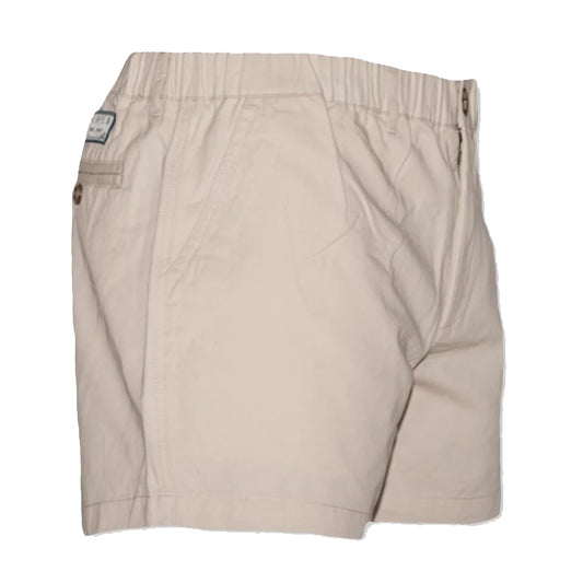 Meripex 5.5" Stone Khaki Cotton Shorts
