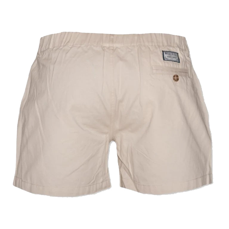 Meripex 5.5" Stone Khaki Cotton Shorts