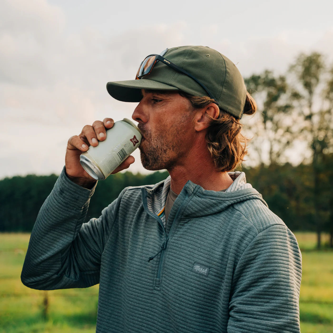 Marsh Wear Sullivan Tech Hoodie Steel Marsh Wear