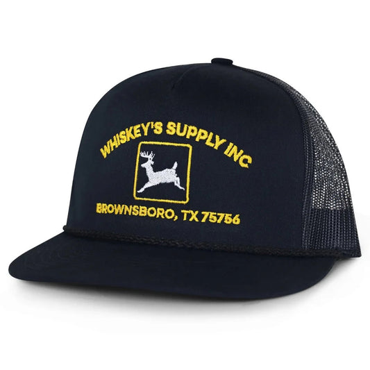 Whiskey Bent Supply Co Black Hat Whiskey Bent