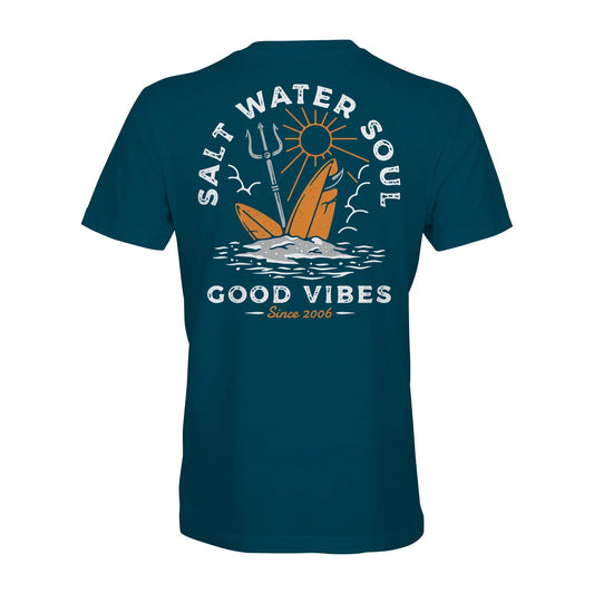 Salt Water Soul Surf Trident T-Shirt Salt Water Soul