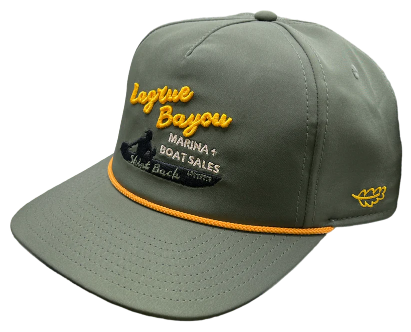 Lagrue Bayou The Hole Runner Hat Combat Green Lagrue Bayou