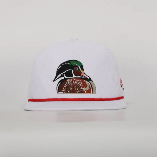 American Flyway AFW The Wood Duck In White Ripstop Rope Hat AFW Outdoors