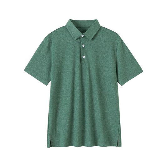 Meripex Performance Polo Shirt Green Heather Meripex Apparel