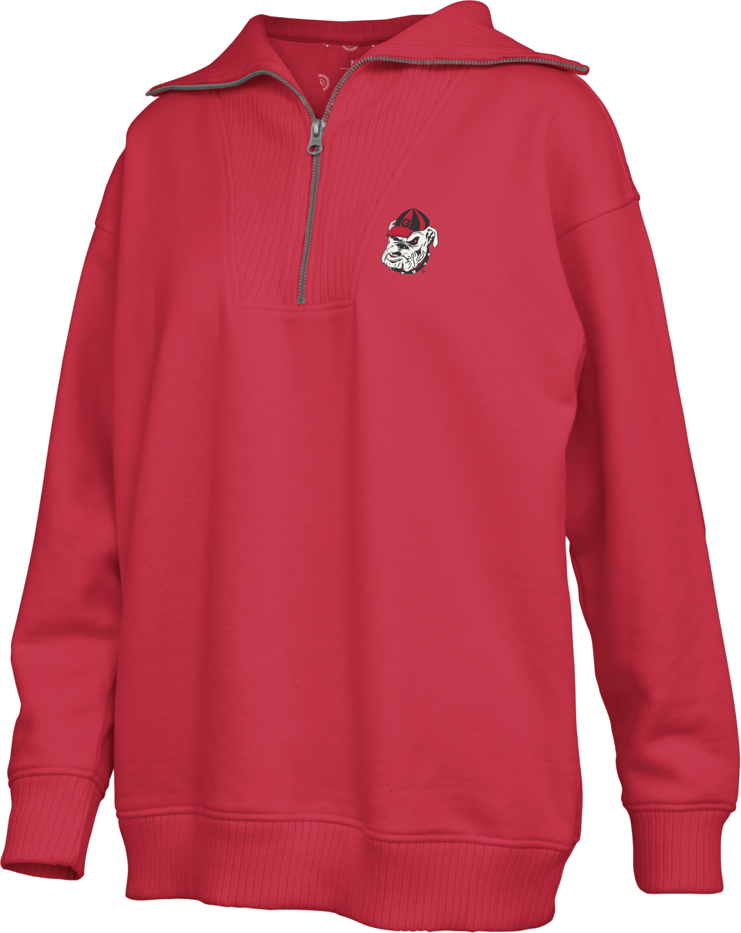 Pressbox Georgia Bulldogs North Fork Thelma Sweatshirt Red