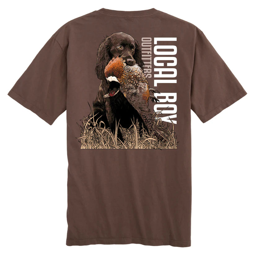 Local Boy Upland Boykin SS Tee Espresso Local Boy Outfitters