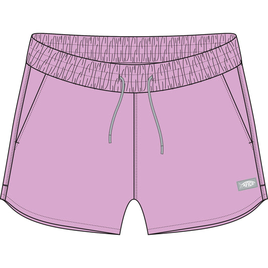 Aftco Womens Stike Shorts 3.5" Pink Aftco