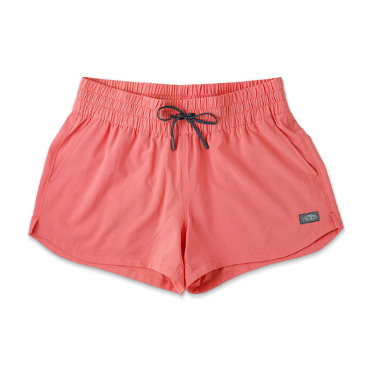 Aftco Women's Strike Swim Shorts Soft Coral Aftco