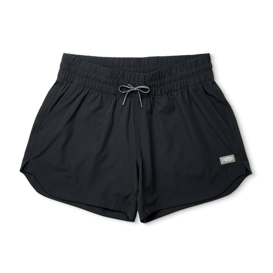 Aftco Women's Strike Swim Shorts 3.5" inseam Black Aftco