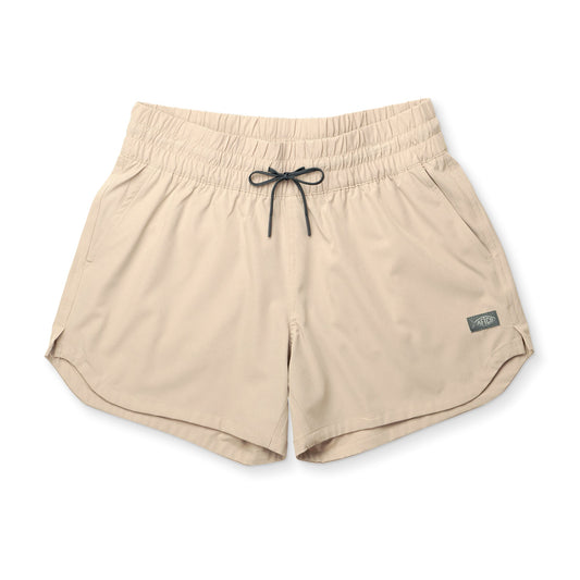 Aftco Women's Strike Swim Shorts Khaki Aftco