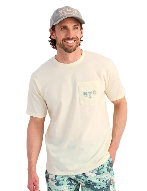Huk Western Wild Short Sleeve Pocket Tee Huk