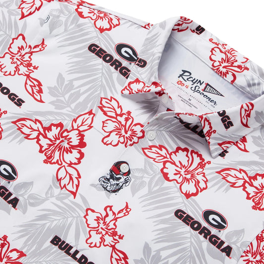 Reyn Spooner Georgia Bulldogs PUA Performance Polo White Reyn Spooner