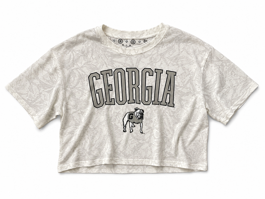 Pressbox Southlawn Camo Crop Shirt Pressbox