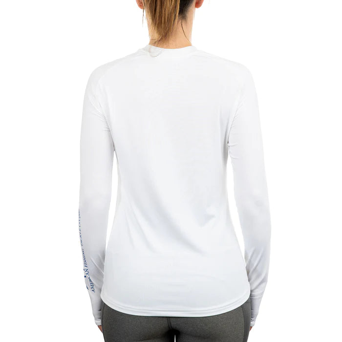 Aftco Women's Samurai LS Sun Protection Shirt White