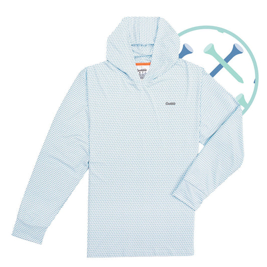 Caddie X Factor Hoodie Blue/Green Caddie