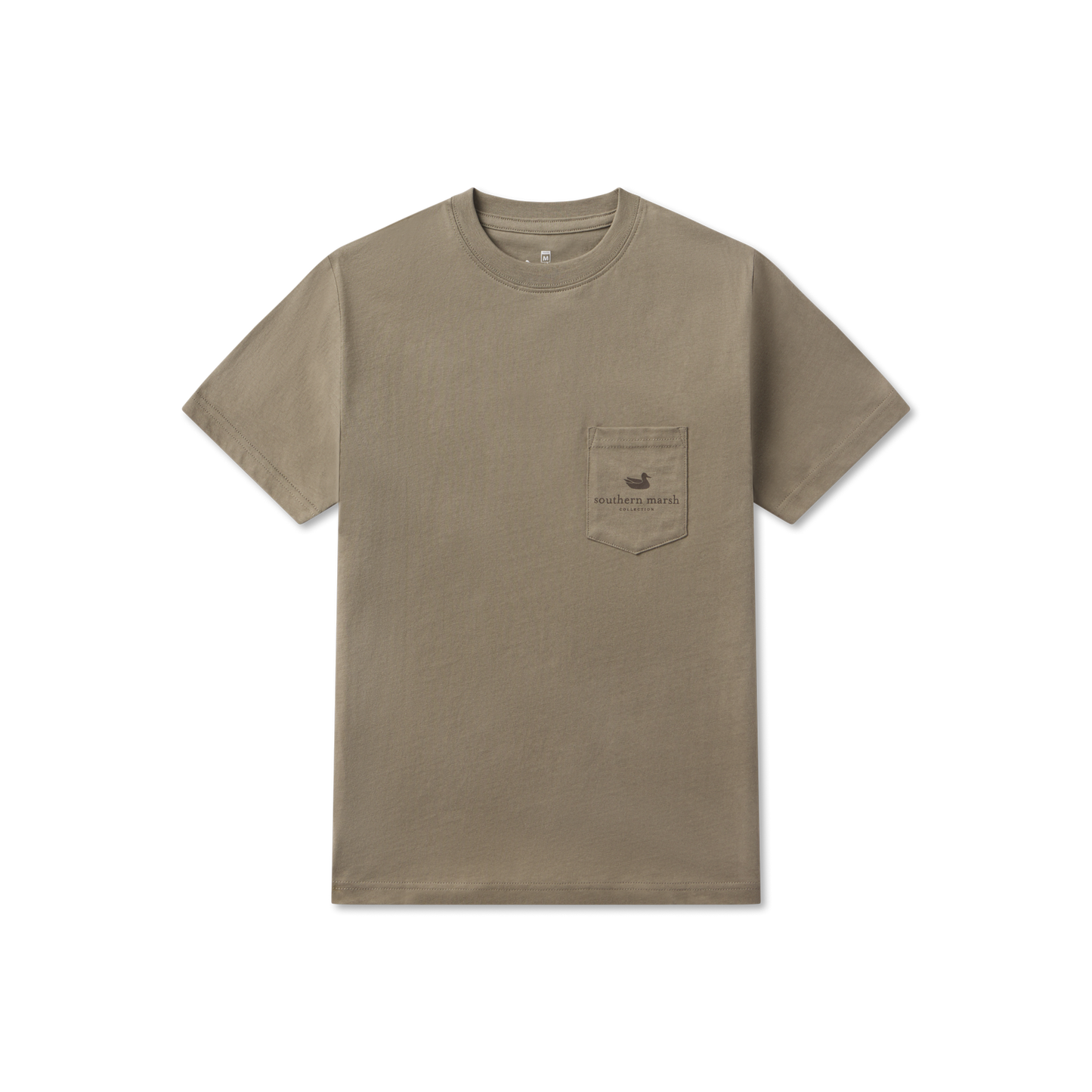 Southern Marsh Youth Branding Retro Camo Shirt Stonewall Olive
