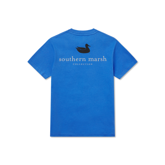 Southern Marsh Youth Authentic Shirt French Blue Southern Marsh