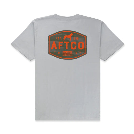 Aftco Youth Best Friend SS T-Shirt Silver Aftco