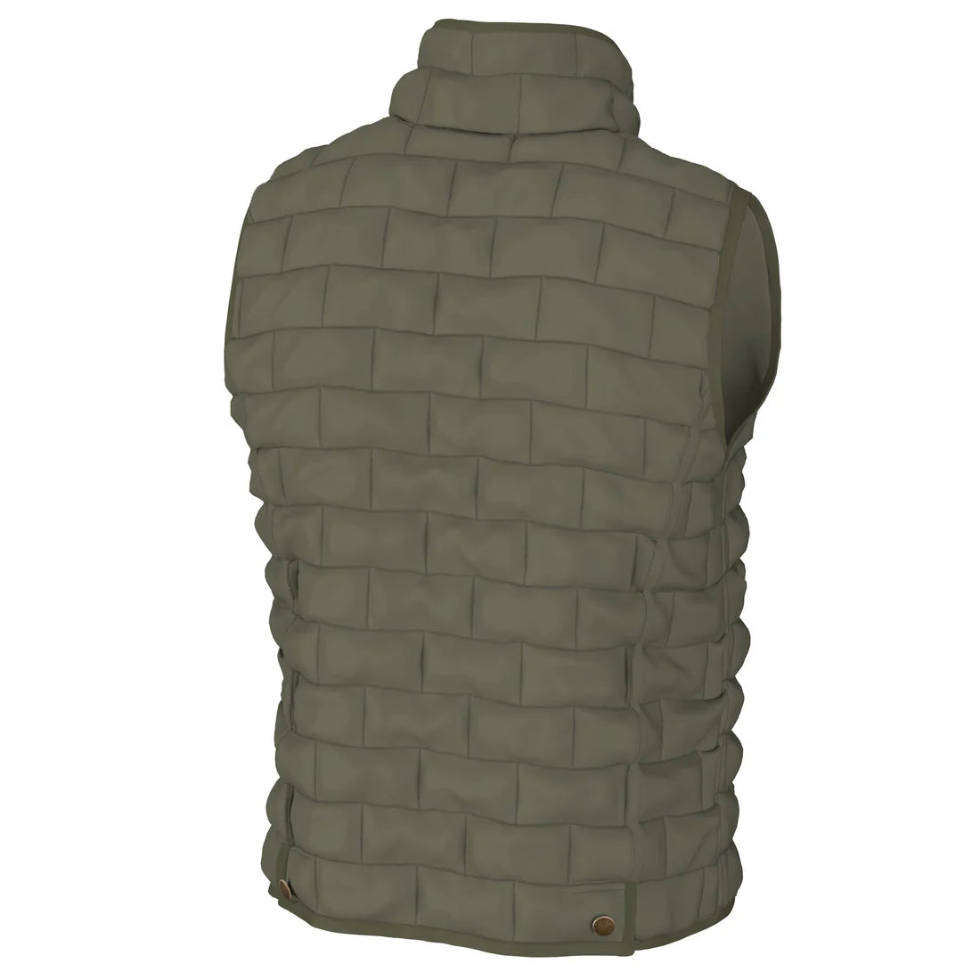 Local Boy Youth Brick Quilted Vest Moss Local Boy Outfitters