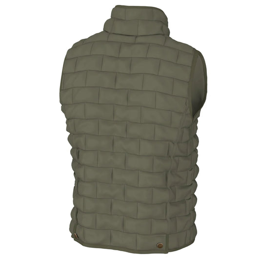 Local Boy Youth Brick Quilted Vest Moss