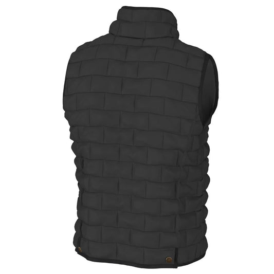 Local Boy Youth Brick Quilted Vest Charcoal Local Boy Outfitters