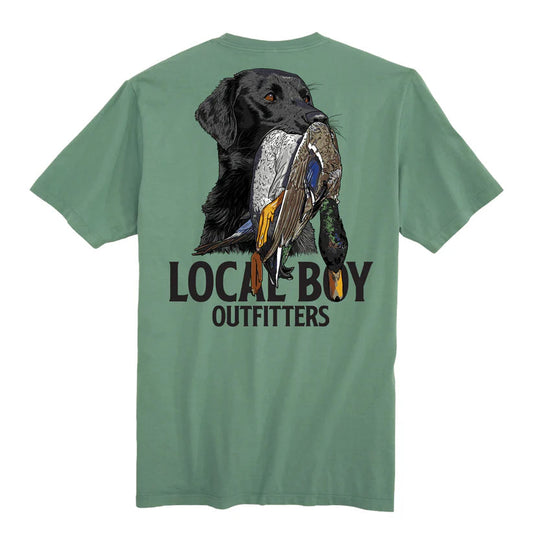 Local Boy Youth Feathered Fetch SS Tee Light Green Local Boy Outfitters