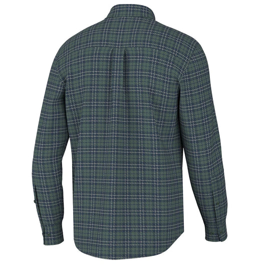 Local Boy Youth Hilton Stretch Flannel Sage Navy Gray Local Boy Outfitters