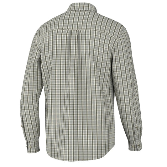 Local Boy Youth Stamps Dress Shirt Light Beige Olive Green Local Boy Outfitters