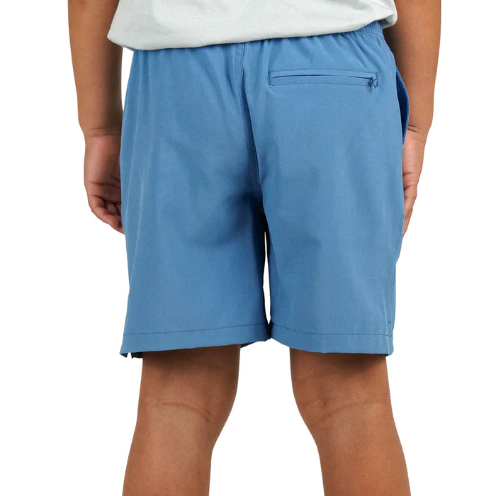 Aftco Youth Strike Swim Shorts Air Force Blue