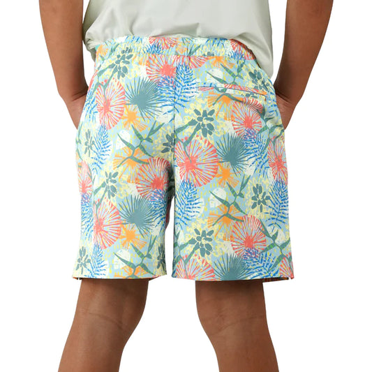 Aftco Youth Strike Swim Shorts | Elfin Yellow