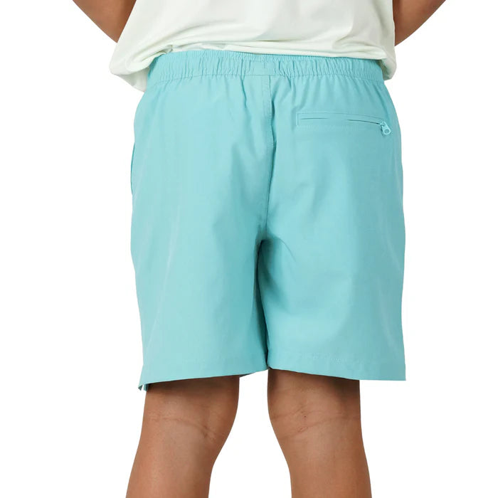 Aftco Youth Strike Swim Shorts Pastel Turquoise