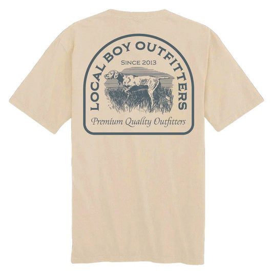 Local Boy Toddler Vintage Pointer SS Tee Latte Local Boy Outfitters
