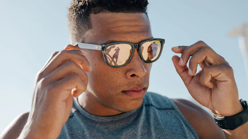 Knockaround Jelly Grey / Peach Premium Sport Sunglasses Knockaround