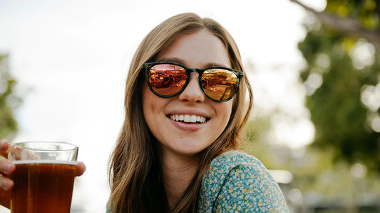 Knockaround Slate Tortoise Shell / Rose Gold Mary Janes Sunglasses