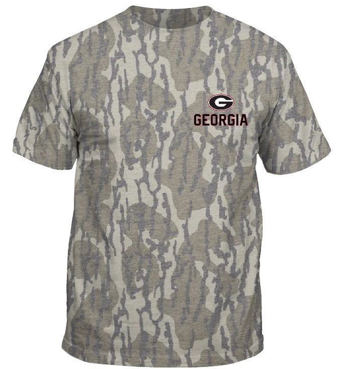 Georgia Bulldogs UGA Bottom Land Camo Athens Shirt New World Graphics