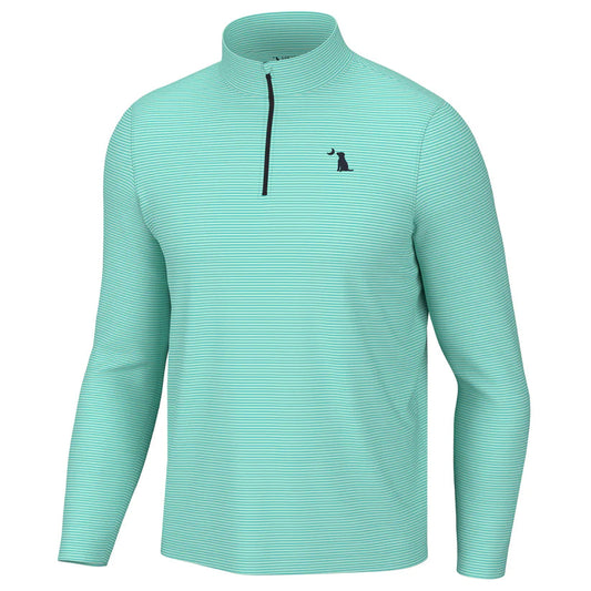 Local Boy Palms Athletic Quarter Zip Teal Palms Local Boy Outfitters