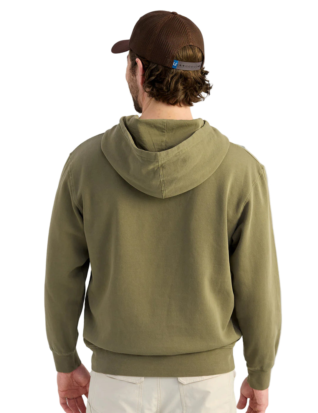 Huk Barb U Cotton Fleece Moss Huk
