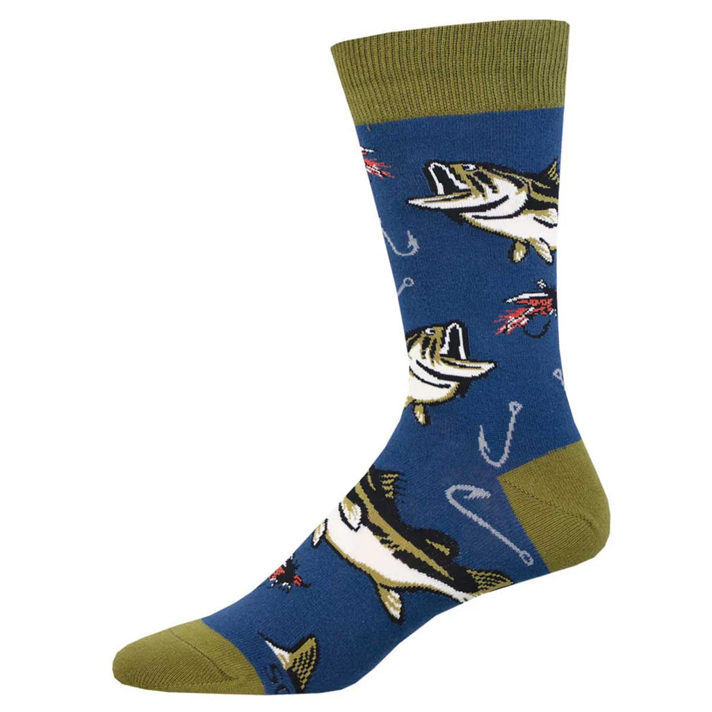 Sock Smith All About The Bass Socks Blue Sock Smith