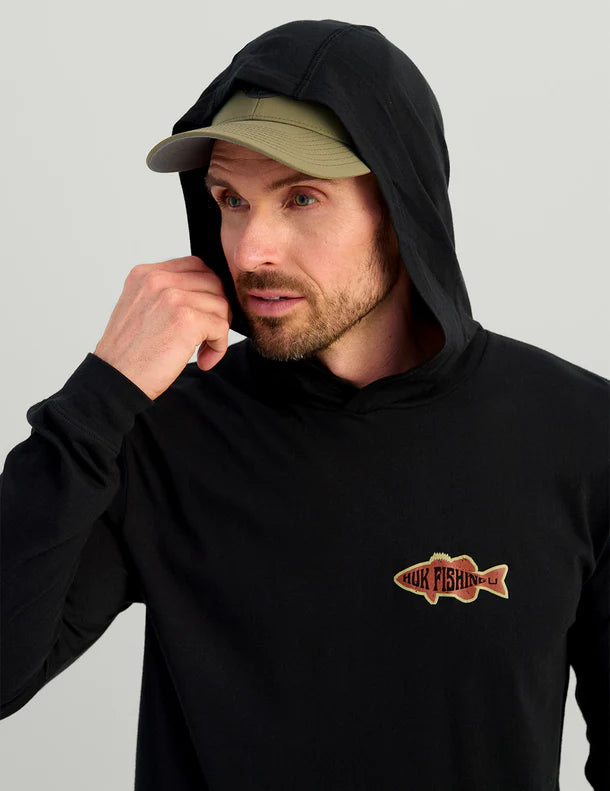 Huk Bass Apparel Hoodie Tee
