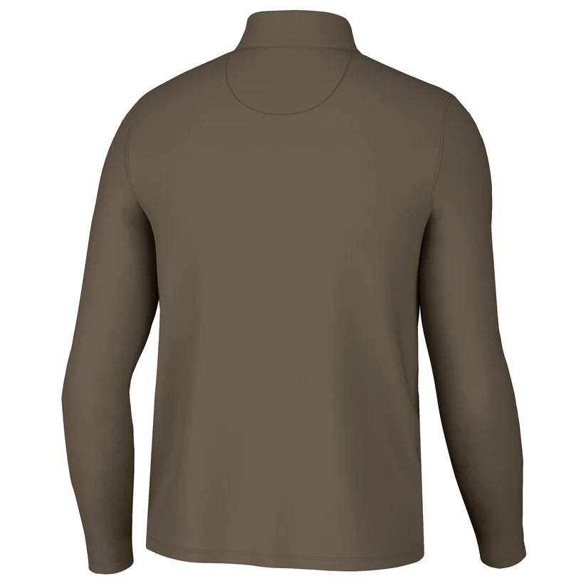 Local Boy Bentley Quarter Zip Brown Local Boy Outfitters